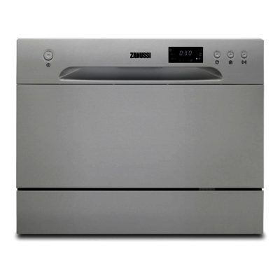 Zanussi ZDM17301SA Compact 6 Place Dishwasher in Silver